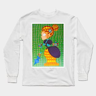 Lady ready for tea Long Sleeve T-Shirt